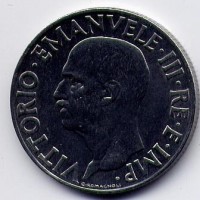 Vittorio Emanuele III (1900-1943): 1 lira 1943 "Impero"
