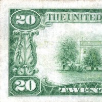 USA, Bank of America National Trust and Savings Association San Franciso California: 20 dollari 1929 "Jackson"