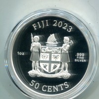 Fiji: 50 cents. 2023 "Unicorn" -Oncia-
