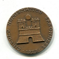 Saronno 1979: medaglia "Circolo Numismatico Saronnese SS Pietro e Paolo", diametro 50mm