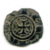 Manfredonia, Manfredi (1263-1266): denaro (MIR#481)
