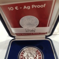 Italia 2018: 10 euro "FIFA Wolrd Cup Russia", in confezione originale