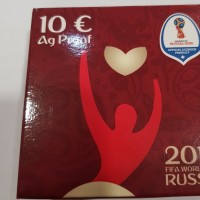 Italia 2018: 10 euro "FIFA Wolrd Cup Russia", in confezione originale