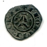 Brindisi, Federico II (1197-1250): denaro dal 1242 (MIR#284)
