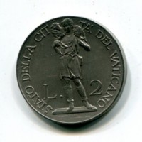 Vaticano, Pio XI (1929-1938): 2 lire 1930 (Gigante#30)
