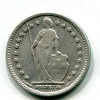 Svizzera, Confederazione: 1 franco 1911