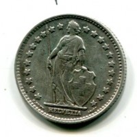 Svizzera, Confederazione: 1 franco 1934