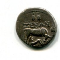Illiria, Dyrrachium (250-200 a.C.): dracma, magistrato Xenon (SNG COP#493), gr.3,06
