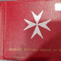 Malta, Sovrano Militare Ordine di Malta: proof set 1969, nel cartoncino originale. piccolo difetto di conio al D/ del 10 scudi