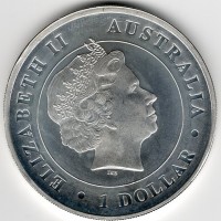 Australia, Elisabetta II (1952-2022): 1 dollaro 2015 "Ragno Australiano" -Oncia-
