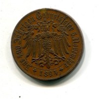Germania 1894: medaglia "100° Anniversario Hans Sachs"