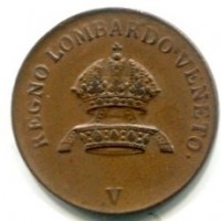 Venezia, Ferdinando I (1835-1848): 1 centesimo 1843 (Gigante#107)
