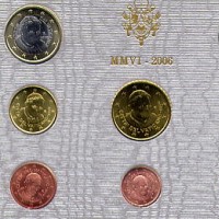 Vaticano 2006: serie euro 8 pezzi in confezione originale zecca