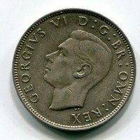 Gran Bretagna, Giorgio VI (1936-1952): 2 scellini 1943 (Spink#4081)