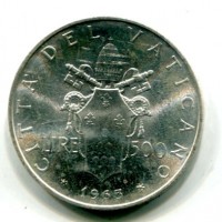 Vaticano, Paolo VI (1963-1978): 500 lire 1963-I
