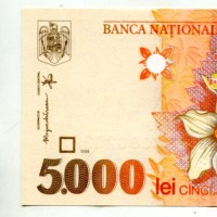 Romania: 5000 lei 1998 (Pick#107)
