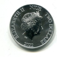 Niue, Elisabetta II (1952-2022): 2 dollari 2022 "Lanterna Verde" -Oncia-
