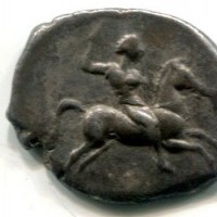 Calabria, Tarentum (340-330 a.C.): didracma (Vlasto#804), gr. 6,11
