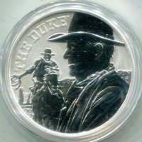 Tuvalu: 1 dollaro 2020 "John Wayne" -Oncia-
