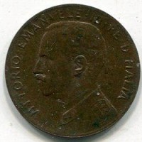 Vittorio Emanuele III (1900-1943): 2 cent. 1909 (Gigante#299), rame rosso
