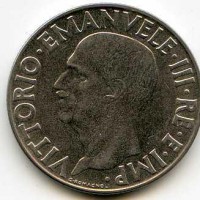 Vittorio Emanuele III (1900-1943): 1 lira 1939-XVIII antimagnetico "Impero" (Gigante#155)