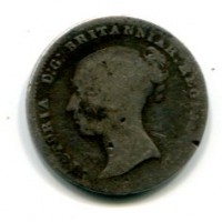Gran Bretagna, Vittoria (1837-1901): 4 pence 1854 
