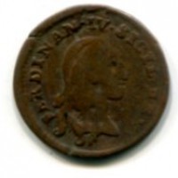 Napoli, Ferdinando IV (1759-1816): 1 tornese 1791 (Gigante#158)
