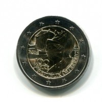 Austria 2018: 2 euro commemorativo "100° Anniversario Repubblica"