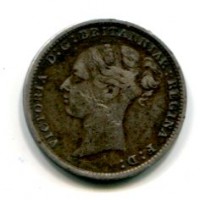 Gran Bretagna, Vittoria (1837-1901): 3 pence 1883 (Spink#3914D)
