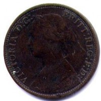 Gran Bretagna, Vittoria (1837-1901): farthing 1866