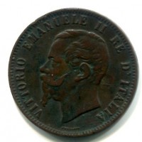 Vittorio Emanuele II (1861-1878): 10 cent. 1863 Strasburgo(Gigante#90)
