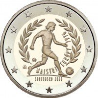 Slovacchia 2026: 2 euro "Europei di Calcio"
