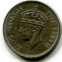 Malaya, Giorgio VI (1936-1952): 20 cent. 1950 (KM#9)