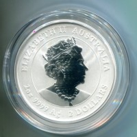 Australia, Elisabetta II (1952-2022): 2 dollari 2021 "Anno del Bue" -oncia-