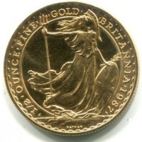 Gran Bretagna, Elisabetta II (1952-2022): 50 pounds 1987 "Britannia"
