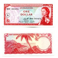 Caraibi Orientali: 1 dollaro (1965) (Pick#13H)