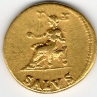 Nerone (54-68 d.C.): aureo "SALVS" (RIC#66), gr. 7.28
