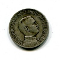 Vittorio Emanuele III (1900-1943): 1 lira 1908 "Quadriga veloce" (Gigante#132)