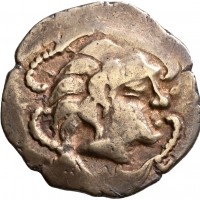 Gallia, Celti, Pictones (100-60 a.C.): statere (DT#6349; Castelin#170var), grammi 5.07