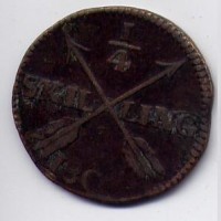 Svezia, Gustavo Adolfo IV (1792-1809): 1/4 skilling 180? (KM#564)