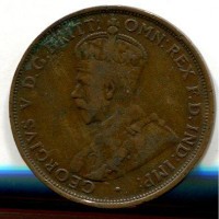 Australia, Giorgio V (1910-1936): 1 penny 1913 (KM#23)