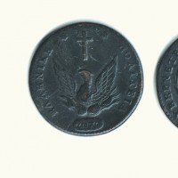 Grecia, G. Capodistrias (1828-1831): 10 lepta 1831 (KM#12), graffietti