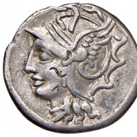 Appuleia, L.Appuleius Saturninus (104 a.C.): denario (Crawford#317/3b), grammi 3.70, contromarche