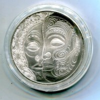 Niue, Carlo III (dal 2022): 2 dollari 2023 "Maschera -Oncia-
