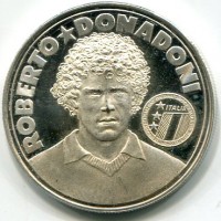 Italia '90: medaglia "Roberto Donadoni", 30mm, gr.10.21