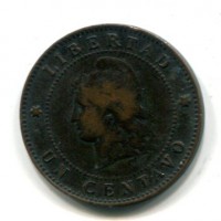 Argentina: 1 centavo 1891 (KM#32)