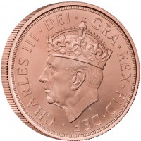 Gran Bretagna, Carlo III (dal 2022): 5 sterline 2023 MATTE-PROOF, in confezione originale con certificato, tiratura di soli 450 pezzi