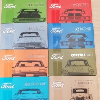 Australia, Elisabetta II (1952-2022): serie commemorativa 2017 "Ford", 11 pezzi differenti da 50 cent. nei blister originali. Raro insieme. (Ulteriori foto a richiesta)