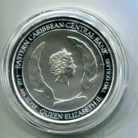 Montserrat, Elisabetta II (1952-2022): 2 dollari 2020 -oncia-