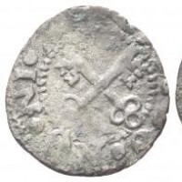 Bologna, anonime pontificie (sec. XVI): quattrino (Chimienti#422-30), grammi 0.64